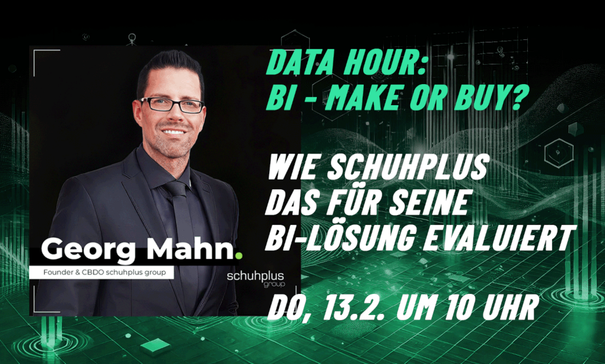 Headerbild minubo: "Business Intelligience - Make or Buy?"