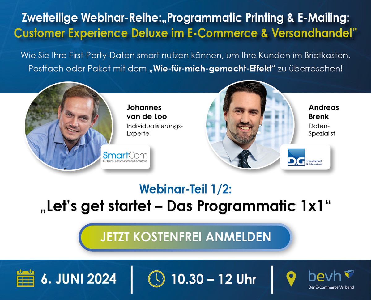Headerbild SmartCom: "Let’s get startet – Das Programmatic 1x1"