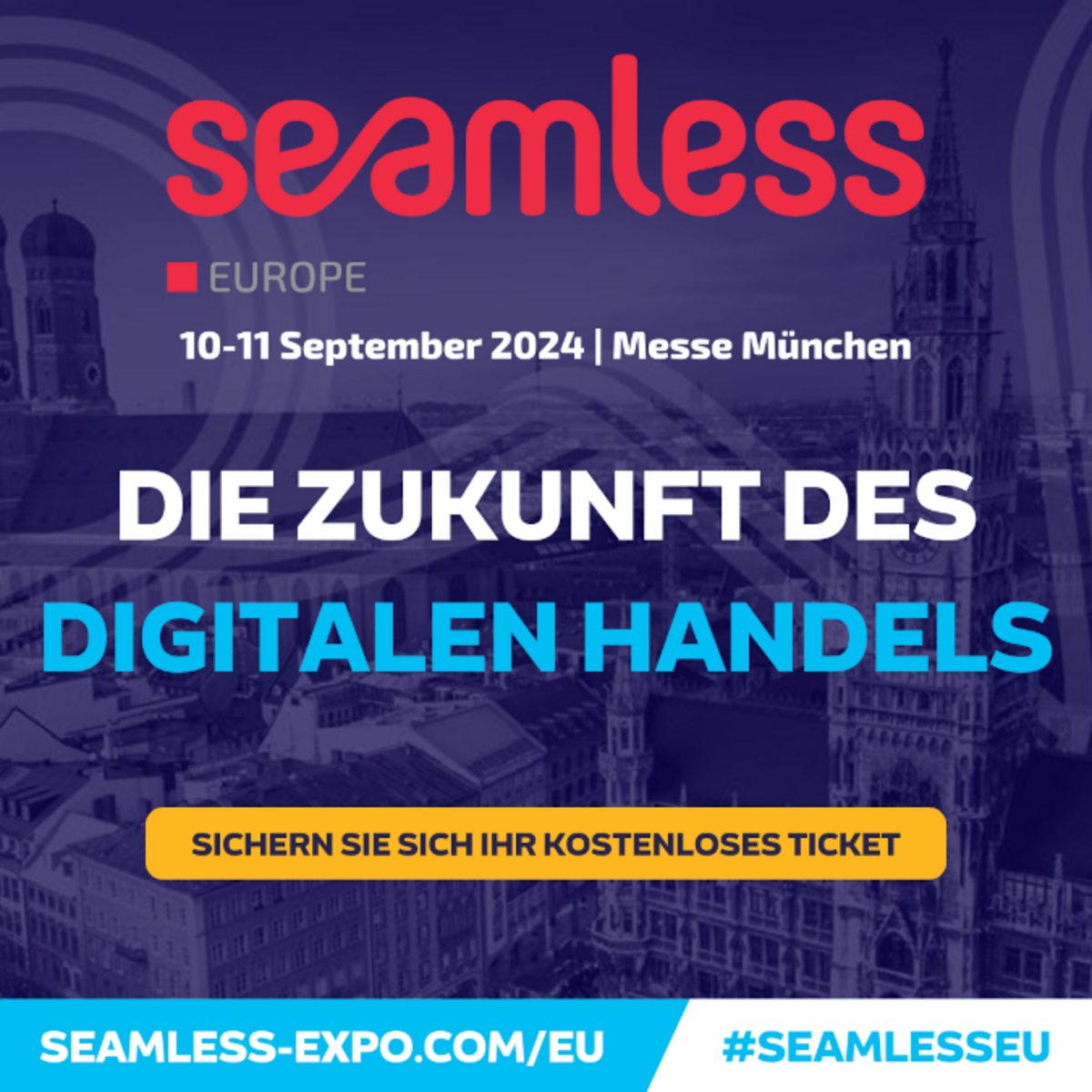 Headerbild Seamless Europe 2024: die Zukunft des digitalen Handels.  