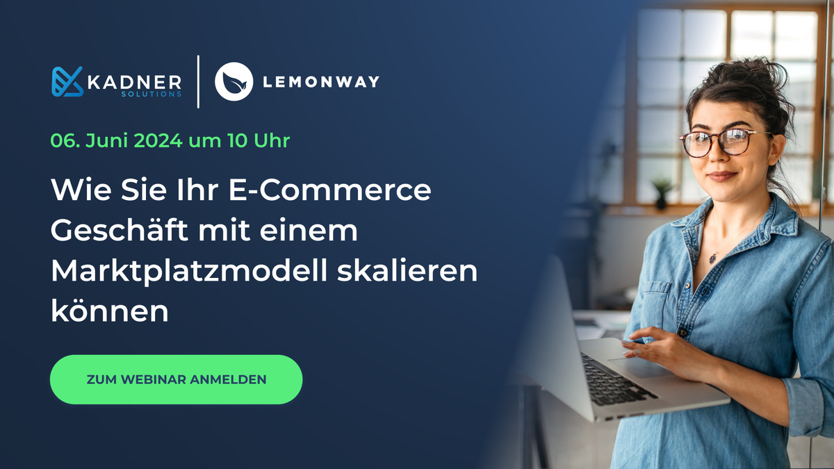 Headerbild Lemonway: "Wie Sie Ihr E-Commerce Geschäft mit einem Marktplatzmodell skalieren können"