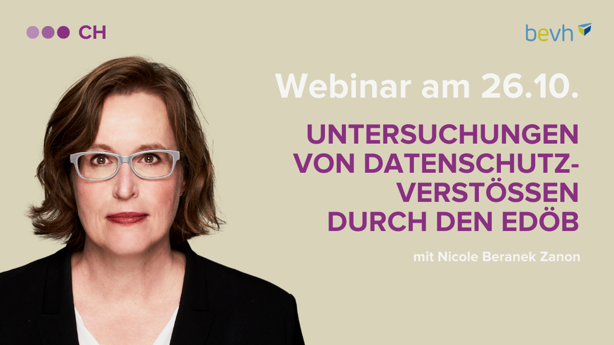 Headerbild "Untersuchungen von Verstössen von Datenschutzvorschriften durch den EDÖB"