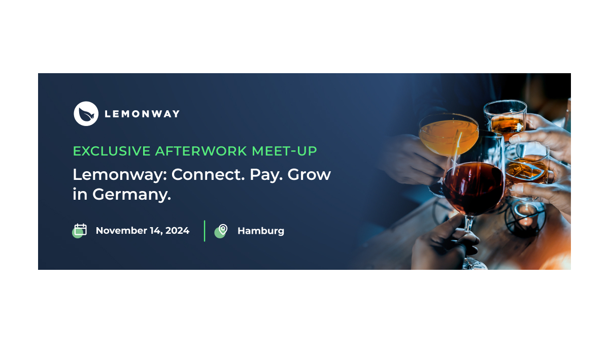 Headerbild Lemonway: Afterwork meet-up on Payment Innovation