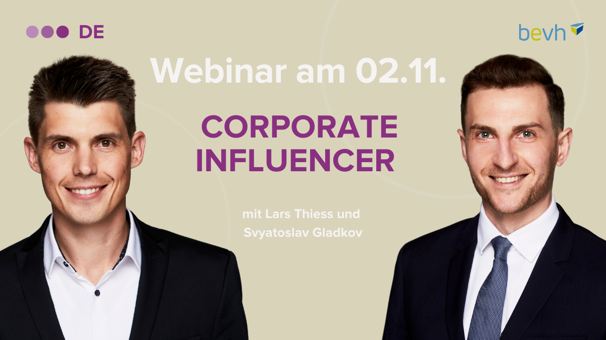 Headerbild "Corporate Influencer"