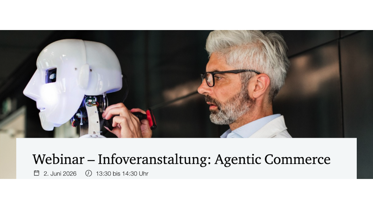 Headerbild Infoveranstaltung: Agentic Commerce