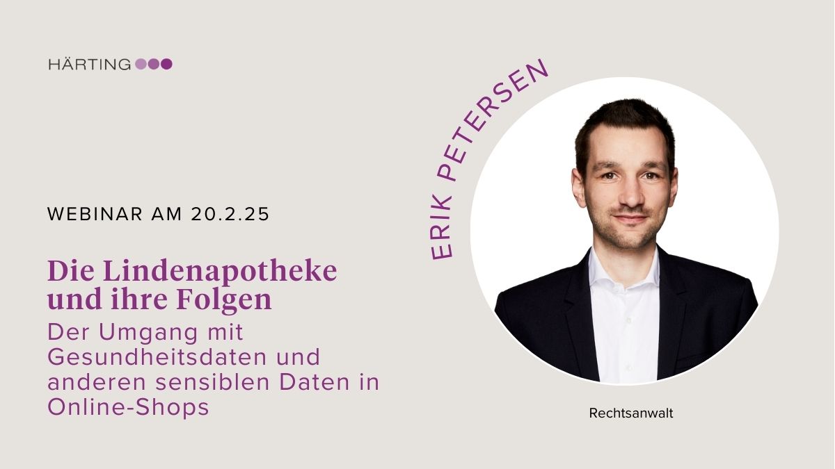 Headerbild HÄRTING: "Die Lindenapotheke und ihre Folgen"