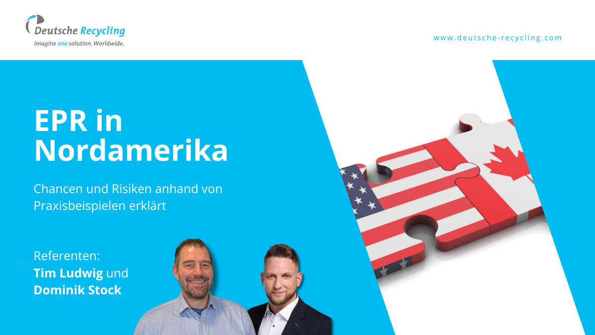 Headerbild Deutsche Recycling: "EPR in Nordamerika"