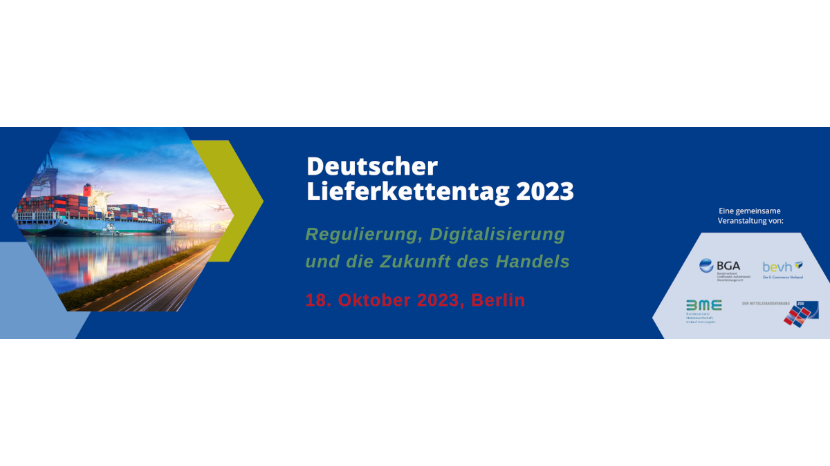Headerbild Deutscher Lieferkettentag 2023