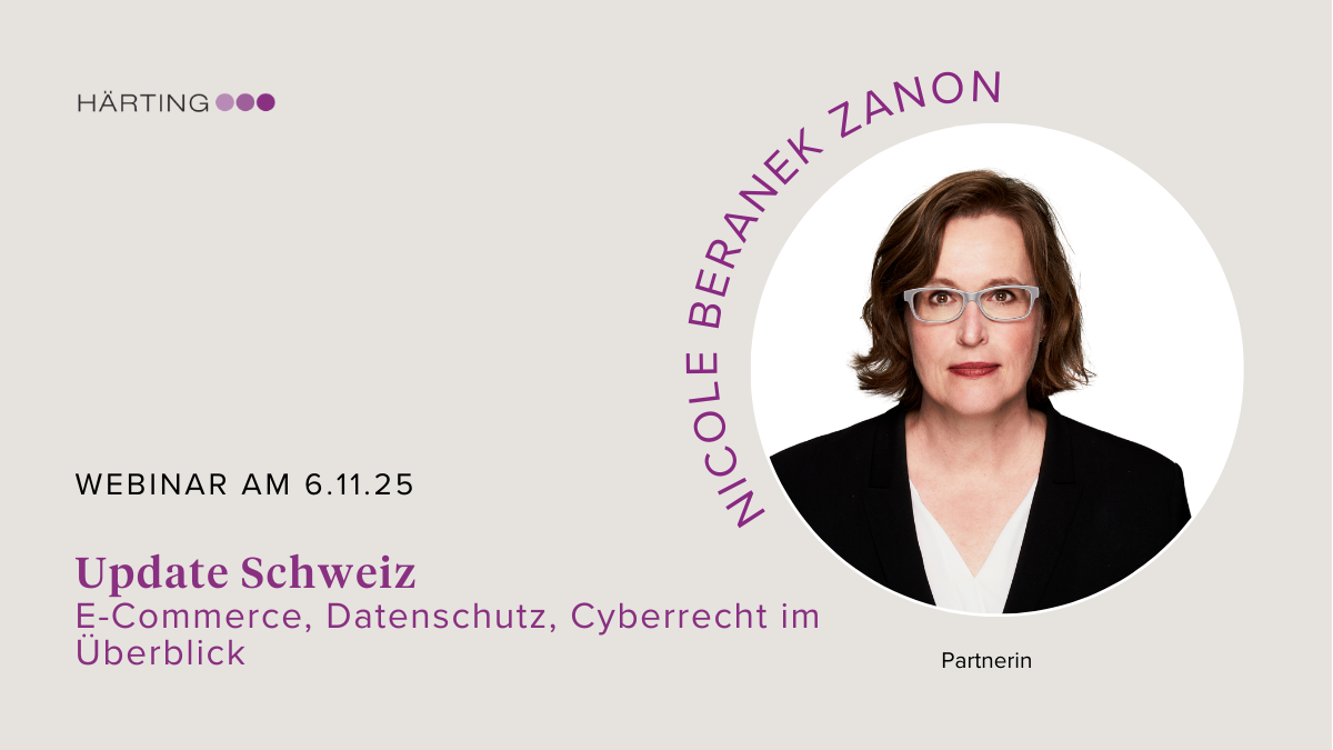Headerbild HÄRTING: Update Schweiz