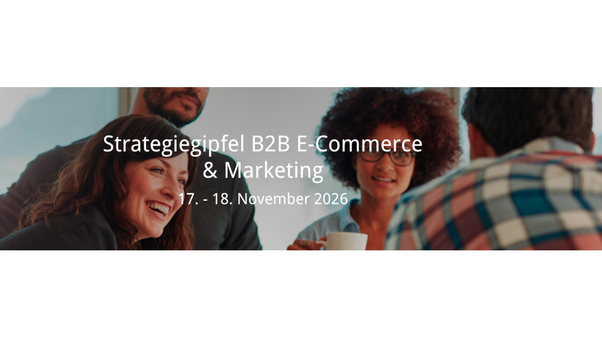 Headerbild Strategiegipfel B2B E-Commerce & Marketing 2026
