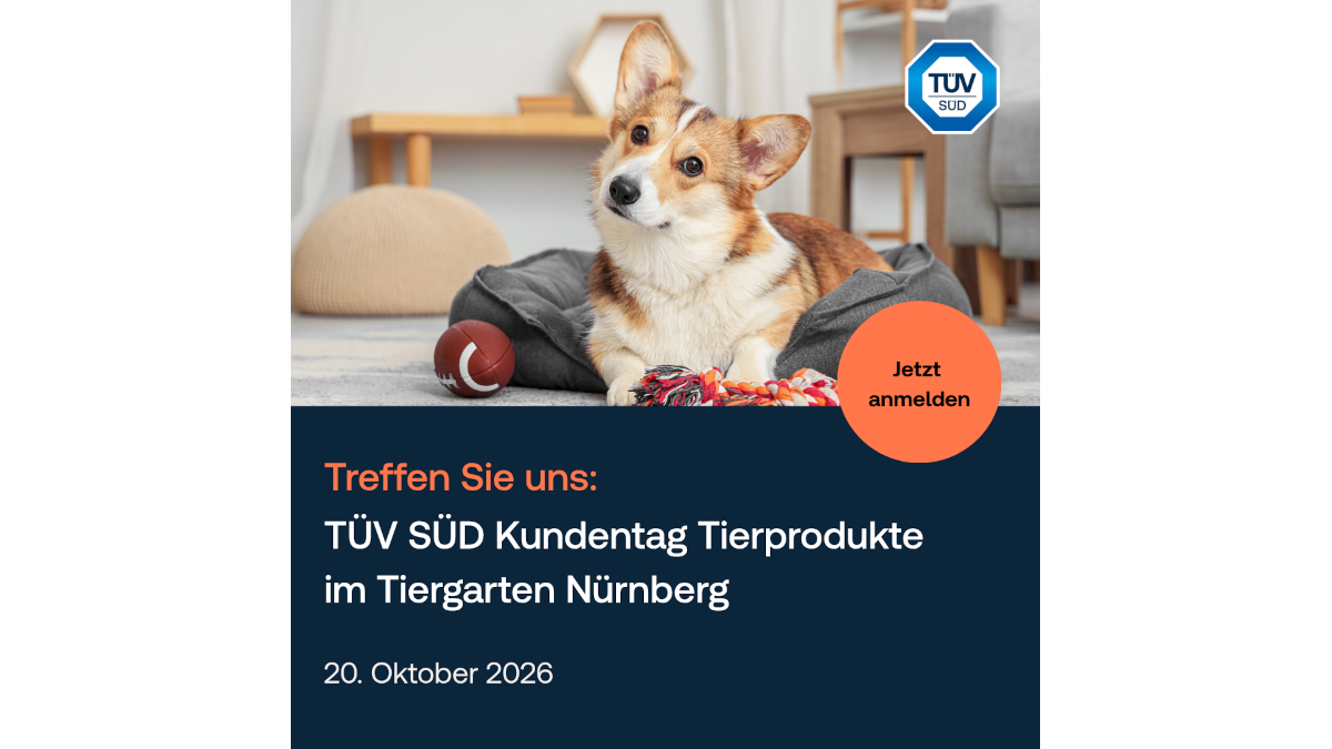 Headerbild TÜV SÜD Kundentag Tierprodukte