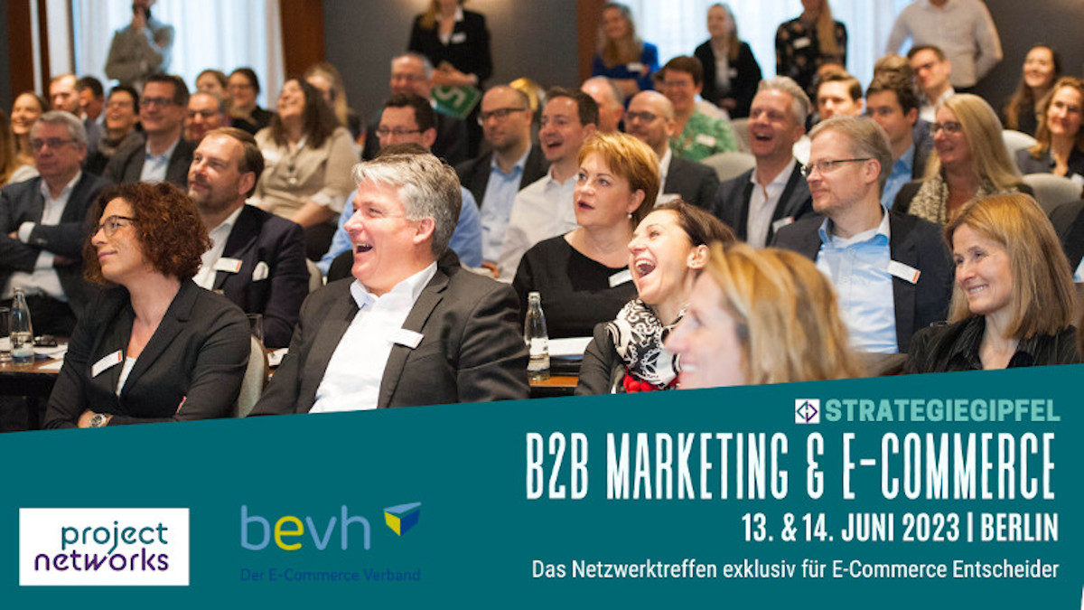 Headerbild Strategiegipfel B2B Marketing & E-Commerce