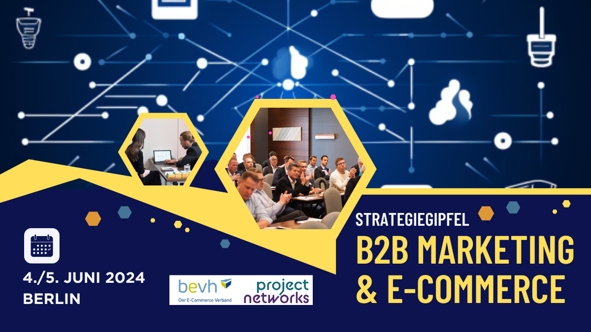 Headerbild Strategiegipfel B2B Marketing & E-Commerce 2024