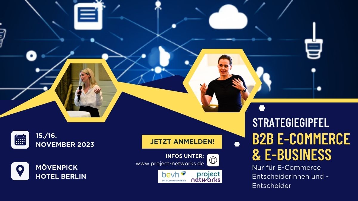 Headerbild Strategiegipfel B2B E-Commerce & E-Business